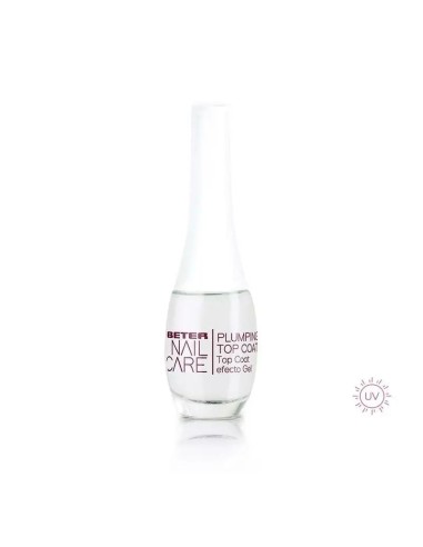 Beter Nail Care Top Coat Efecto Gel - Plumping Top Coat