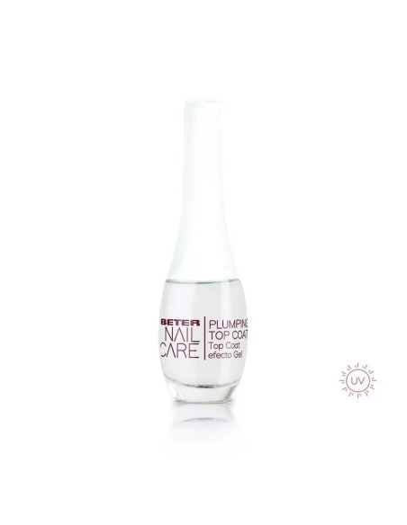 Beter Nail Care Top Coat Efecto Gel - Plumping Top Coat