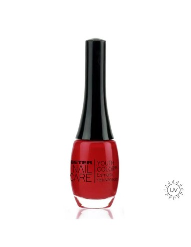 Beter Nail Care Youth Color 066 Esmalte Rejuvenecedor Almost Red Light