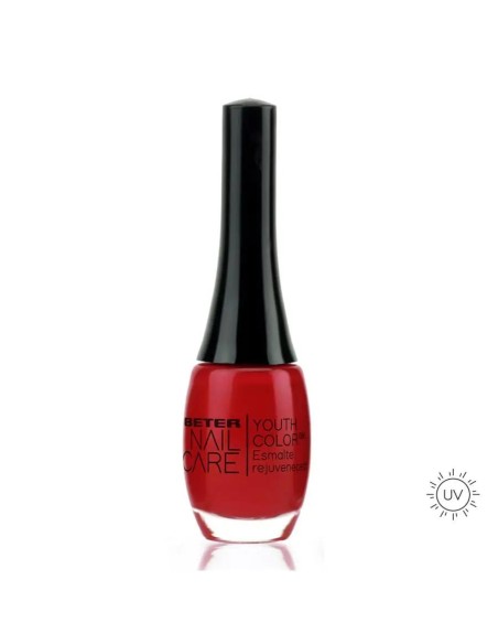 Beter Nail Care Youth Color 066 Esmalte Rejuvenecedor Almost Red Light