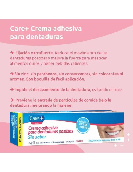 Care+ Crema Adhesiva 75 gr Care+ Crema Adhesiva 75 gr