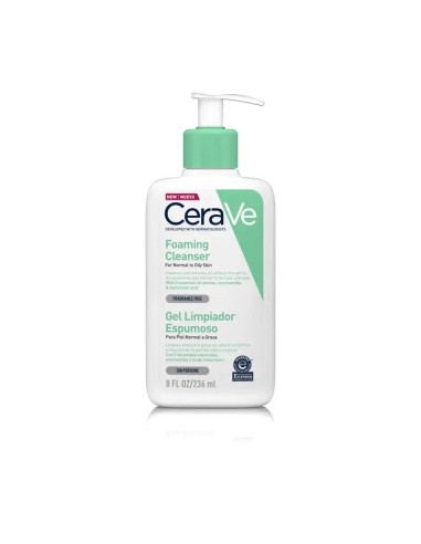 CeraVe Gel Limpiador Espumoso, 236 ml