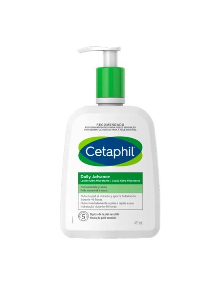 Cetaphil Loción Ultra Hidratante Daily Advance Para Pieles Sensibles y Secas, 473 ml Cetaphil Loción Ultra Hidratante Daily Advance Para Pieles Sensibles y Secas, 473 ml