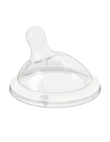 Chicco Tetina Silicona Feeling Flujo Medio +2 Meses, 1 unidad