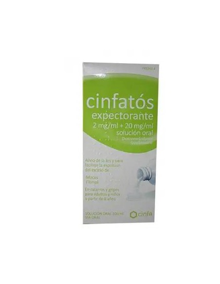Cinfa Cinfatos Expectorante 2/20 Mg/ ml Solucion Oral 200 ml