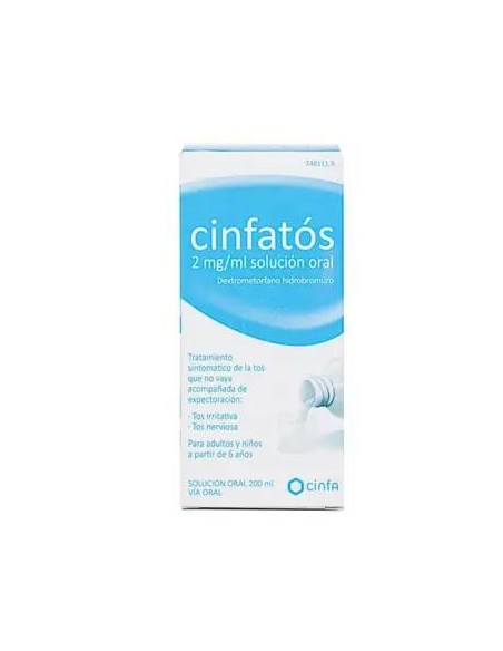 Cinfatos 2 mg/ ml Solución Oral Jarabe 200 ml Cinfatos 2 mg/ ml Solución Oral Jarabe 200 ml