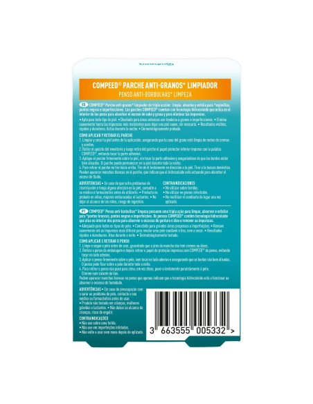 Compeed Anti-Granos Limpiador , 7 unidades