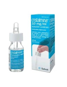 Cristalmina Solución Cutánea Gotas 25 ml