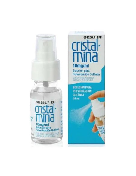 Cristalmina Spray 10 mg/ml Solución Tópica 25 ml