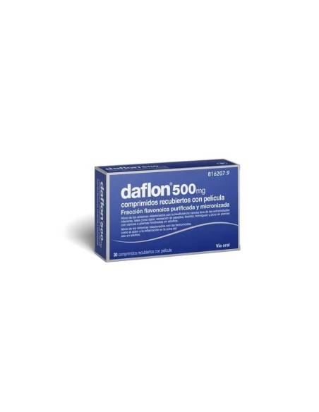 Daflon 500 mg 30 comprimidos Recubiertos