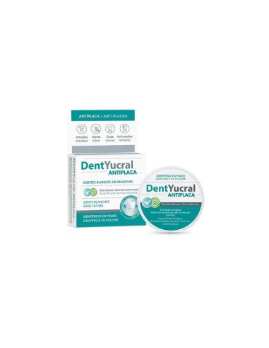 Dentyucral Dentífrico En Polvo Antiplaca 50 Gr