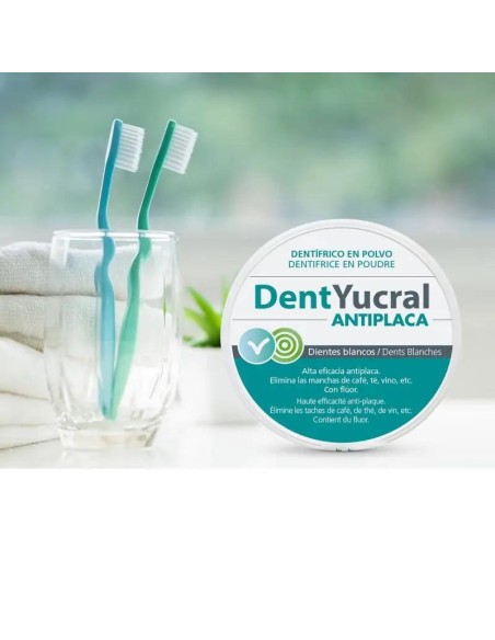Dentyucral Dentífrico En Polvo Antiplaca 50 Gr