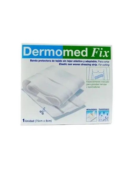 Dermomed Fix Apósito Banda Protectora Tejido 75 cm x 8 cm