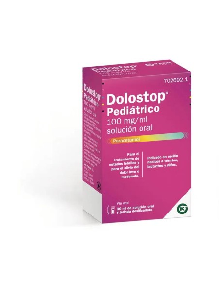 Dolostop Pediátrico 100 mg/ml Solución Oral 30 ml