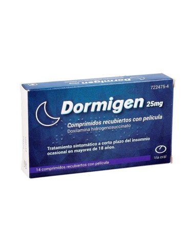 Dormigen 25 mg 14 Comprimidos Recubiertos
