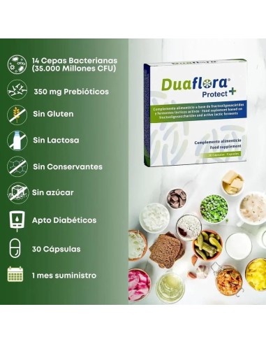 Duaflora Protect Probióticos 30 cápsulas