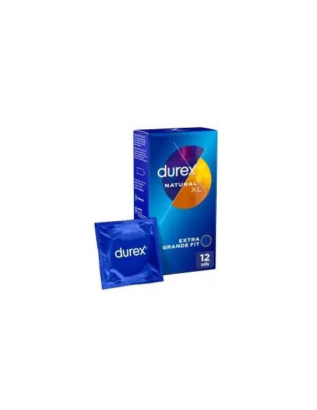 Durex Preservativos Originales Natural Plus Talla Xl - 12 unidades Durex Preservativos Originales Natural Plus Talla Xl - 12 unidades