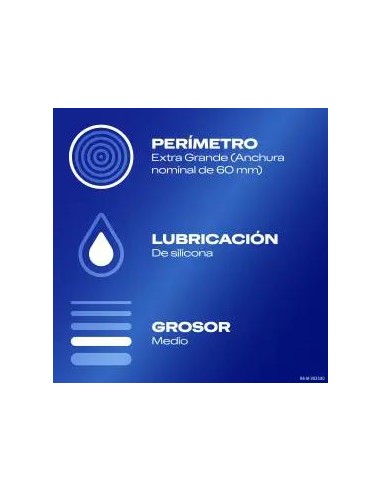 Durex Preservativos Originales Natural Plus Talla Xl - 12 unidades