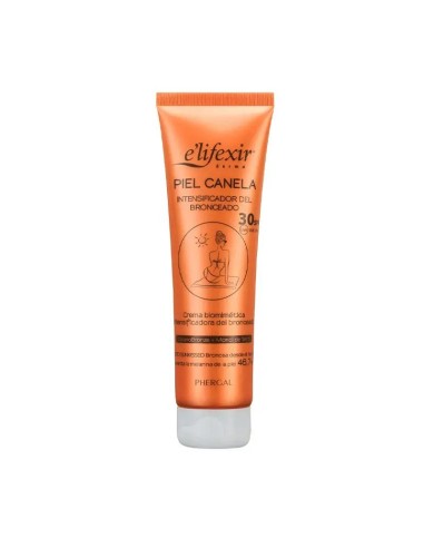 Elifexir Piel Canela Crema Spf30 Gel Acelerador Bronceado Protector Solar 150Ml