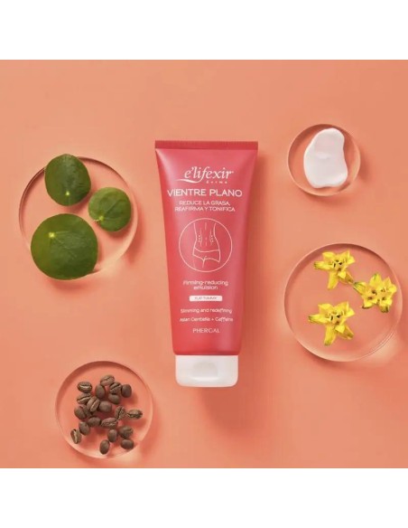 Elifexir Vientre Plano Crema Reductora Abdomen Reafirmante Quemgrasas 200Ml