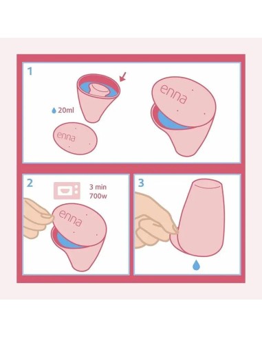 Enna Cycle Original Copa Menstrual Sin Aplicador, Talla L