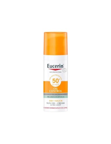 Eucerin Oil Control Dry Touch Solar Gel SPF 50+, 50 ml