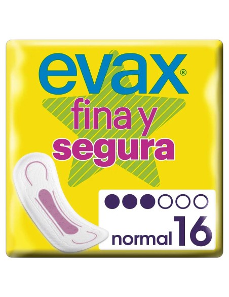 Evax Fina y Segura Normal Compresas 16 unidades