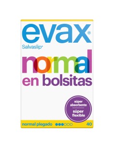 Evax Salvaslip Normal Protegeslips Super Absorvente, 40 unidades