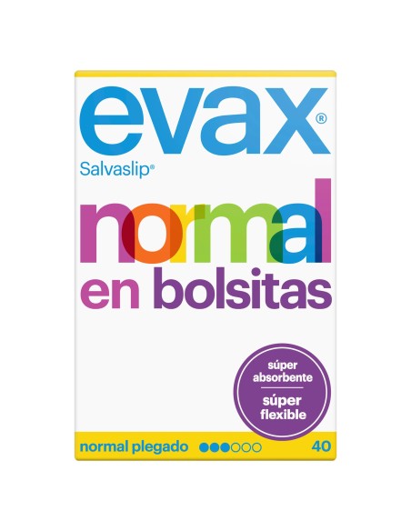 Evax Salvaslip Normal Protegeslips Super Absorvente, 40 unidades