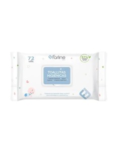 Farline Toallitas Higiénicas Bebé, 72 unidades 2