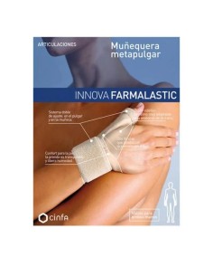 Farmalastic Muñequera Metapulgar, Talla 1 Beige 2