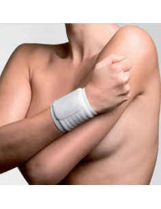 Farmalastic Muñequera Velcro, Talla Grande Blanca 2