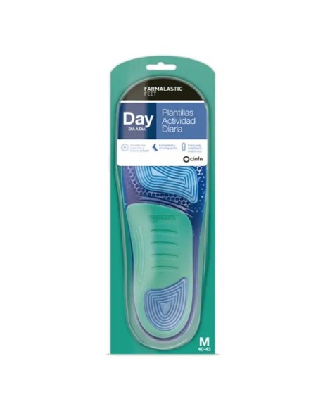 Farmalastic Plantillas Day Actividad Diaria, Talla M (40-43)