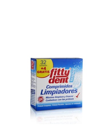 FITTYDENT SUPER LIMPIADOR PROTESIS 32 TABLETAS