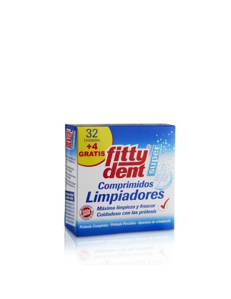 FITTYDENT SUPER LIMPIADOR PROTESIS 32 TABLETAS