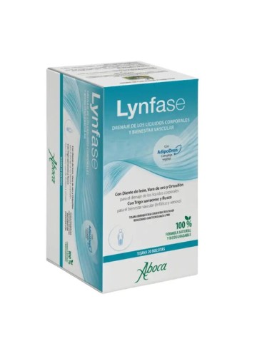 Aboca Lynfase Tisana Drenaje de Líquidos, 20 Bolsitas