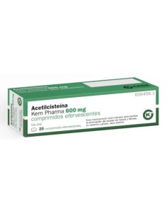 Acetilcisteína 600 mg, 20 comprimidos efervescentes Kern Pharma