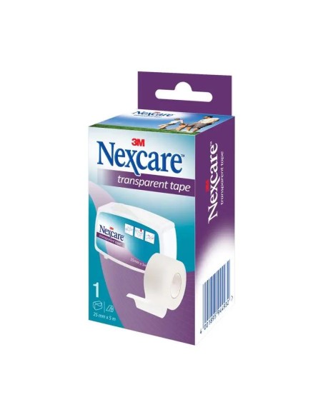 3M Nexcare Esparadrapo Transparente 5 M x 2,5 cm