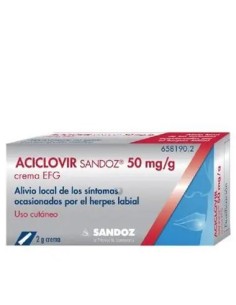 Aciclovir Sandoz 50 mg/g Crema 2 gr