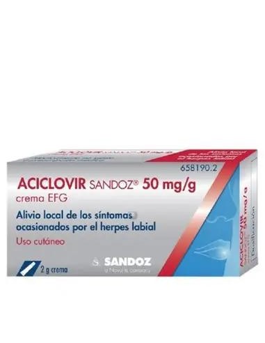 Aciclovir Sandoz 50 mg/g Crema 2 gr