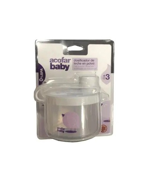 Acofar Baby Dosificador Leche En Polvo 3 Compartimentos