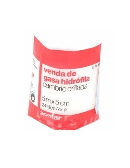 Acofar Venda de Gasa Hidrofila 5 M x 5 cm