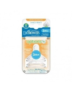 DR BROWN´S TETINA BOCA ANCHA N2 3 MES 2U