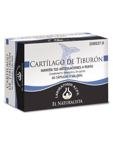 EL NATURALISTA CARTILAGO TIBU 500mg 60 C