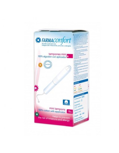 TAMPONES FARMACONFORT MINI 18 UND