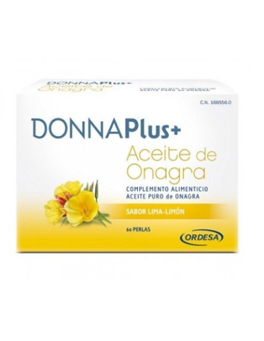 DONNA PLUS ACEITE ONAGRA 60 PERLAS