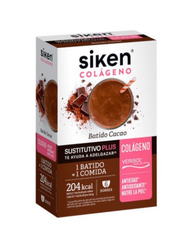 SIKEN SUSTI COLAGENO BATIDO CACAO 6S