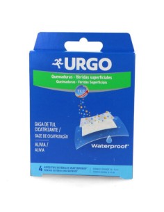 URGO QUEMADURAS WATERPROOF 10X7 CM 4APOS