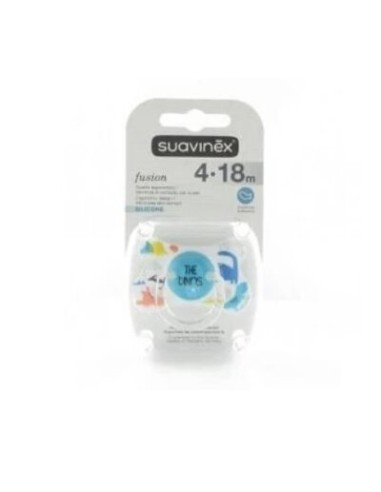 CHUPETE SUAVINEX FUS FISI SILICONA 4-18M