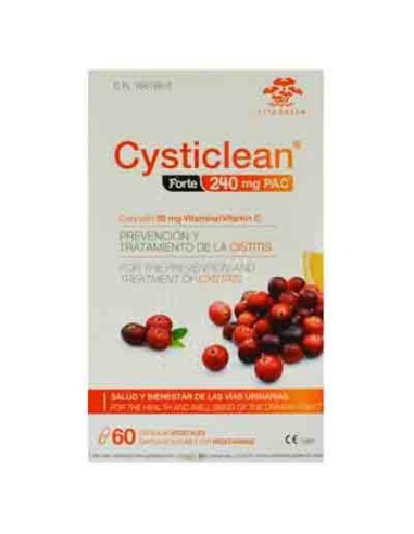 CYSTICLEAN FORTE 240 MG 60 CAPSULAS